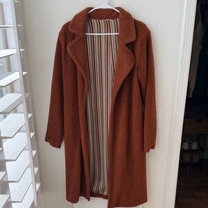 Rust Brown Textured coat